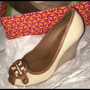 Authentic Tory Burch Wedges